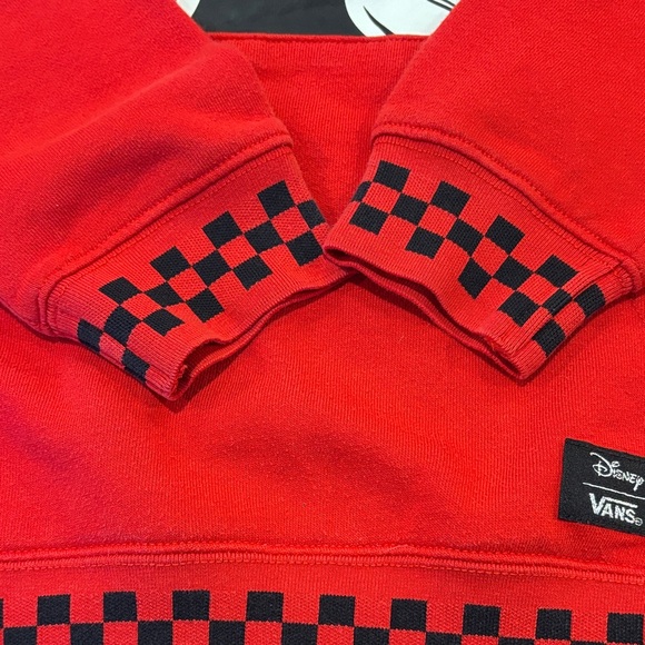 Vans Red Mickey Mouse Kids Hoodie - Picture 4 of 10